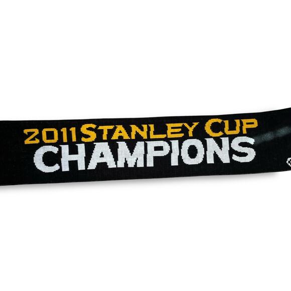 Boston Bruins 2011 Stanley Cup NHL Reebok Faceoff Collection Hockey Scarf 56" - Picture 5 of 13